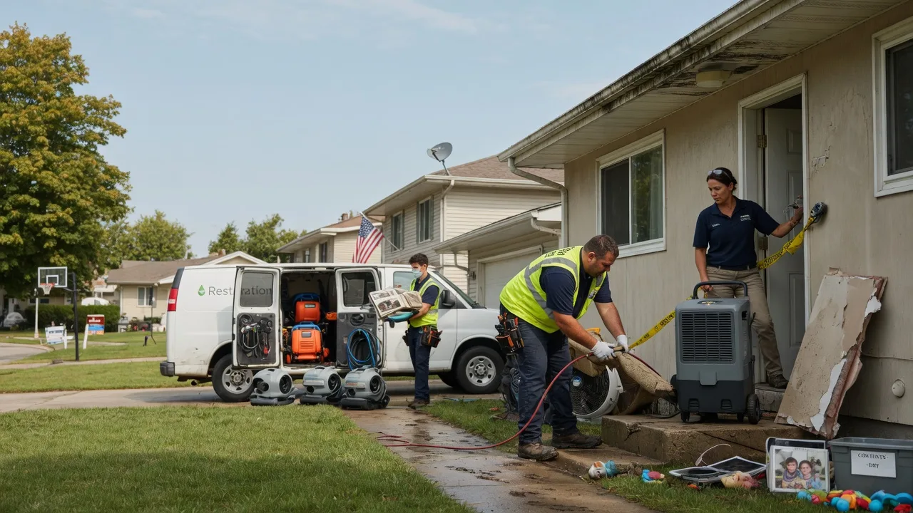 Water Damage Restoration in Donnellson, IL near me